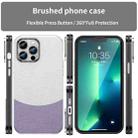 For iPhone 13 Pro Max Leather Texture MagSafe Magnetic TPU + PC Phone Case(Light Purple) - 2