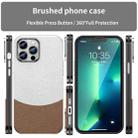 For iPhone 13 Pro Max Leather Texture MagSafe Magnetic TPU + PC Phone Case(Brown) - 2