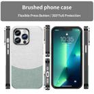 For iPhone 13 Pro Leather Texture MagSafe Magnetic TPU + PC Phone Case(Cyan) - 2