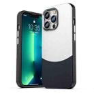 For iPhone 13 Pro Leather Texture MagSafe Magnetic TPU + PC Phone Case(Dark Blue) - 1