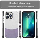 For iPhone 13 Pro Leather Texture MagSafe Magnetic TPU + PC Phone Case(Light Purple) - 2