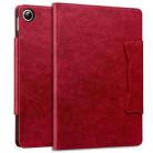 For Samsung Galaxy Tab A8 10.5 Cat Buckle Leather Smart Tablet Case(Red) - 2