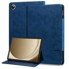 For Samsung Galaxy Tab A8 10.5 Cat Buckle Leather Smart Tablet Case(Royal Blue) - 1