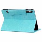 For Samsung Galaxy Tab S9 FE / S9 / S8 / S7 Cat Buckle Leather Smart Tablet Case(Sky Blue) - 3