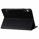 For Samsung Galaxy Tab S9 FE / S9 / S8 / S7 Cat Buckle Leather Smart Tablet Case(Black) - 3