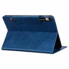 For Samsung Galaxy Tab S9 FE / S9 / S8 / S7 Cat Buckle Leather Smart Tablet Case(Royal Blue) - 3