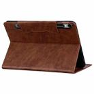 For Samsung Galaxy Tab S9+ / S8+ / S7+ Cat Buckle Leather Smart Tablet Case(Brown) - 3