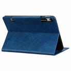 For Samsung Galaxy Tab S9+ / S8+ / S7+ Cat Buckle Leather Smart Tablet Case(Royal Blue) - 3