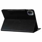 For Xiaomi Pad 5 Cat Buckle Leather Tablet Case(Black) - 3