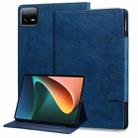 For Xiaomi Pad 6 Cat Buckle Leather Tablet Case(Royal Blue) - 1