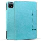 For Xiaomi Pad 6S Pro Cat Buckle Leather Tablet Case(Sky Blue) - 2