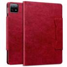 For Xiaomi Pad 6S Pro Cat Buckle Leather Tablet Case(Red) - 2