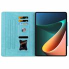 For Xiaomi Pad 7 Cat Buckle Leather Tablet Case(Sky Blue) - 3