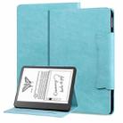 For Amazon Kindle Scribe 10.2 inch 2022 Cat Buckle Leather Tablet Case(Sky Blue) - 1