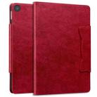 For Amazon Kindle Fire HD 8 2018 Cat Buckle Leather Smart Tablet Case(Red) - 2