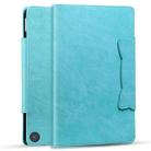 For Amazon Kindle Fire HD 8 2022 Cat Buckle Leather Smart Tablet Case(Sky Blue) - 2