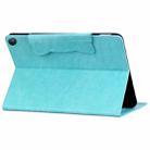For Amazon Kindle Fire HD 8 2022 Cat Buckle Leather Smart Tablet Case(Sky Blue) - 3