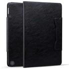 For Amazon Kindle Fire HD 8 2022 Cat Buckle Leather Smart Tablet Case(Black) - 2