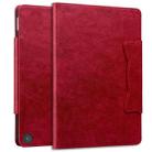 For Amazon Kindle Fire HD 8 2022 Cat Buckle Leather Smart Tablet Case(Red) - 2