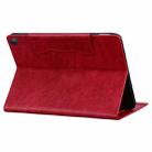 For Amazon Kindle Fire HD 8 2022 Cat Buckle Leather Smart Tablet Case(Red) - 3