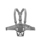 For DJI RC Pro Sunnylife Remote Control Waist Support Bracket Chest Strap(Grey) - 1