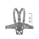 For DJI RC Pro Sunnylife Remote Control Waist Support Bracket Chest Strap(Grey) - 2