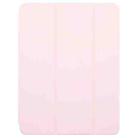 For iPad 9.7 2018 & 2017 / Air / Air2 GEBEI Acrylic TPU 3-folding Rotating Smart Tablet Leather Case withh Pen Slot(Pink) - 2