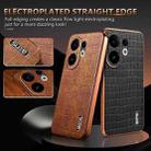 For vivo S30 AZNS Electroplated Frame Crocodile Texture Full Coverage Phone Case(Blue) - 3
