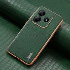 For Redmi Note 14 5G AZNS Electroplated Frame Crocodile Texture Full Coverage Phone Case(Green) - 2