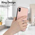 For iPhone XS Max R20 Crossbody Rope Ring Card Holder Phone Case(Pink) - 2