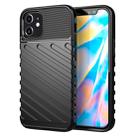 For iPhone 12 mini Thunderbolt Shockproof TPU Soft Case(Black) - 1