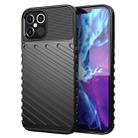 For iPhone 12 Pro Max Thunderbolt Shockproof TPU Soft Case(Black) - 1