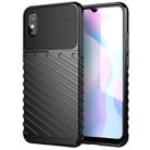 For Xiaomi Redmi 9A Thunderbolt Shockproof TPU Soft Case(Black) - 1