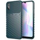 For Xiaomi Redmi 9A Thunderbolt Shockproof TPU Soft Case(Green) - 1