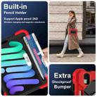 For iPad mini 2024 / mini 6 Contrast Color Robot Silicone Hybrid PC Tablet Case(Red Black) - 2