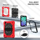 For iPad mini 2024 / mini 6 Contrast Color Robot Silicone Hybrid PC Tablet Case(Red Black) - 3