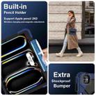 For iPad Pro 13 2024 Contrast Color Robot Silicone Hybrid PC Tablet Case(Navy Black) - 3