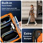 For iPad Pro 11 2024 Contrast Color Robot Silicone Hybrid PC Tablet Case(Black Orange) - 3