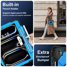 For iPad Pro 11 2024 Contrast Color Robot Silicone Hybrid PC Tablet Case(Black Blue) - 3
