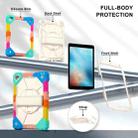 For iPad Pro 9.7 / 9.7 2018 / 2017 Contrast Color Robot Silicone Hybrid PC Tablet Case(Colorful Blue) - 3
