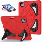 For iPad Air 11 2024 Silicone + PC Shockproof Protective Tablet Case(Red Black) - 1