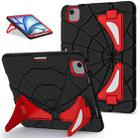 For iPad Air 11 2024 Silicone + PC Shockproof Protective Tablet Case(Black Red) - 1