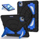 For iPad Air 11 2024 Silicone + PC Shockproof Protective Tablet Case(Black Blue) - 1