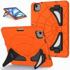 For iPad Air 11 2024 Silicone + PC Shockproof Protective Tablet Case(Orange Black) - 1