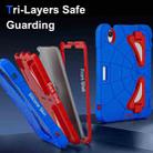 For iPad mini 2024 / mini 6 Silicone + PC Shockproof Protective Tablet Case(Blue Red) - 3