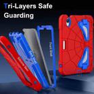 For iPad mini 2024 / mini 6 Silicone + PC Shockproof Protective Tablet Case(Red Blue) - 3