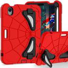 For iPad mini 2024 / mini 6 Silicone + PC Shockproof Protective Tablet Case(Red Black) - 2