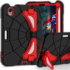For iPad mini 2024 / mini 6 Silicone + PC Shockproof Protective Tablet Case(Black Red) - 2