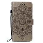 For Xiaomi Redmi K70 Sun Mandala Embossing Pattern Phone Leather Case(Grey) - 2