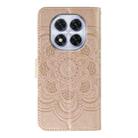 For Redmi Note 14 Pro 4G / 5G / Note 14 Pro+ Sun Mandala Embossing Pattern Phone Leather Case(Rose Gold) - 3